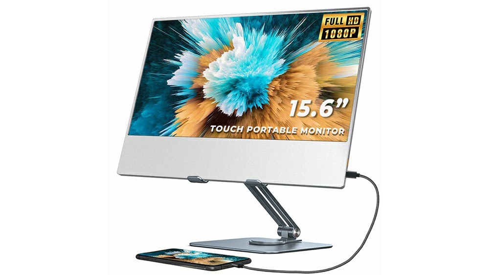 15.6 4K portable monitor with stylus support - DroiX